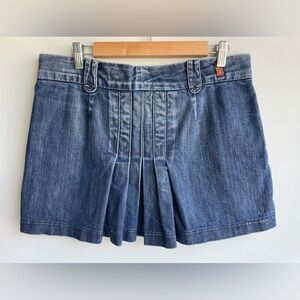 7 For All Mankind pleated mini skirt Y2K